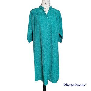 Custom-made Green Dress Tunic Maternity Wear